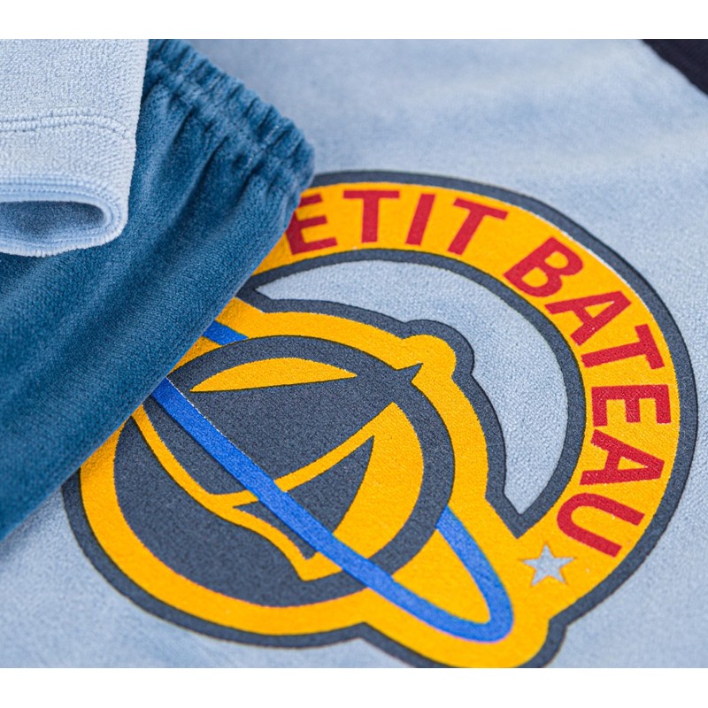 Petit Bateau Boys Long Sleeve Pyjamas, Incognito/Beach