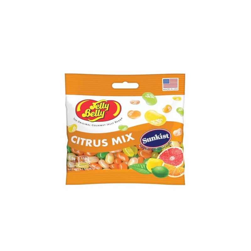 Jelly Belly Citrus Mix Jelly Beans- 3 Pack - 3.5