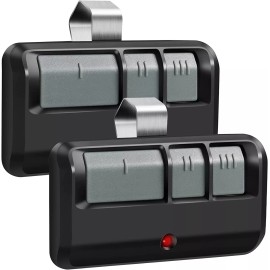 Unbranded for Liftmaster 893MAX 953EV-P2 953EV 895MAX 139.30498 Remote Garage Door - 2Pack Remotes with Visor Clip