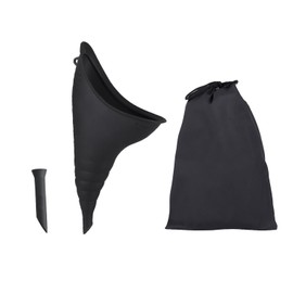 Urinal für Damen, tragbar, wasserdicht, wiederverwendbar, Urinal für Damen, Trichter aus Silikon, tragbar, für Pipi im Stehen, mit Kordelzug, für Reisen, Aktivitäten, Camping