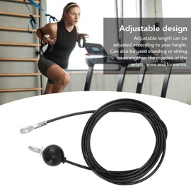 Fitness Pulley Cable, Heavy Duty Steel Wire Rope for Home Gym Cable Pulley Machine Accessories, Home Gym Cable Pulley System Replacement Fitness Cable (4m / 13.1ft)