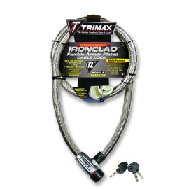 Trimax TG3072SX Supermax Security Armor Plated 72" x 26mm Stainless Steel Locking Cable