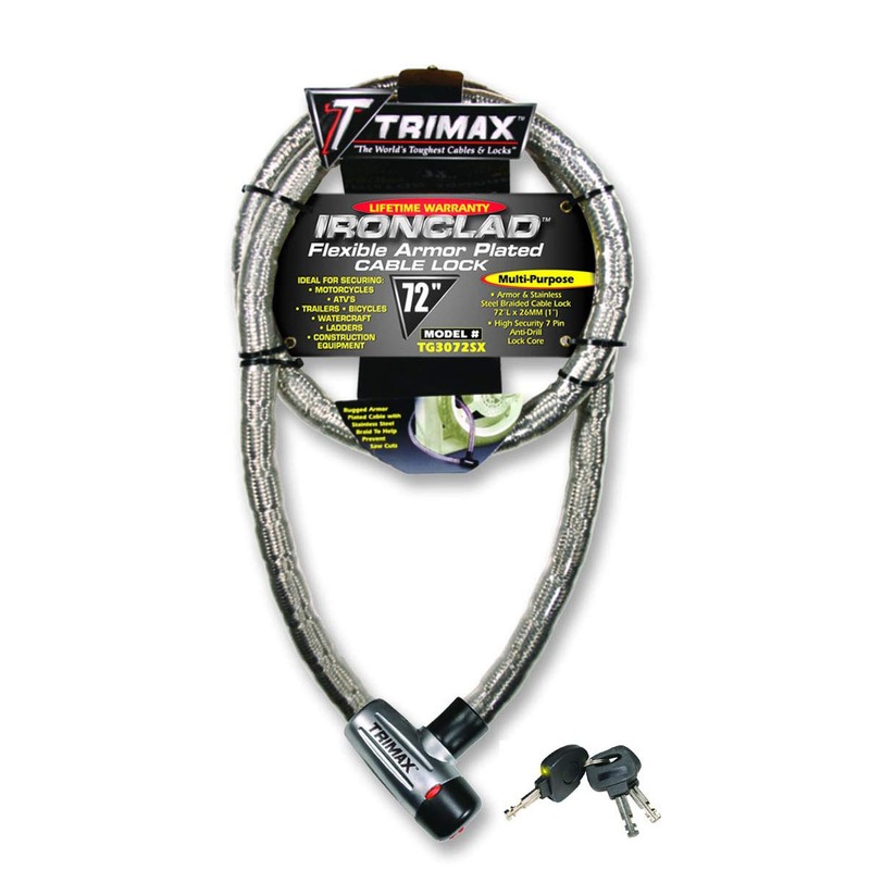 Trimax TG3072SX Supermax Security Armor Plated 72" x 26mm Stainless