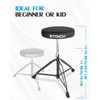 STRICH Drum Stool Set, Padded Seat Height Adjustable Drum Throne