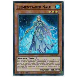 yugioh - Elementsaber Nalu - FLOD-EN021 - Super Rare - Unlimited Edition - Flames of Destruction