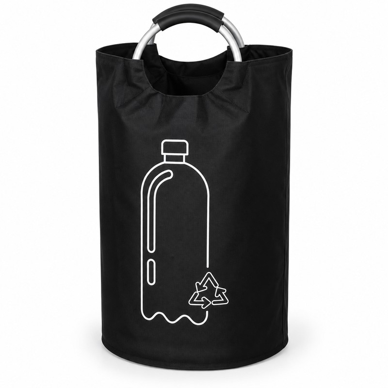 82L Recycling Bin for Empty Bottle Storage – Foldable Waterproof