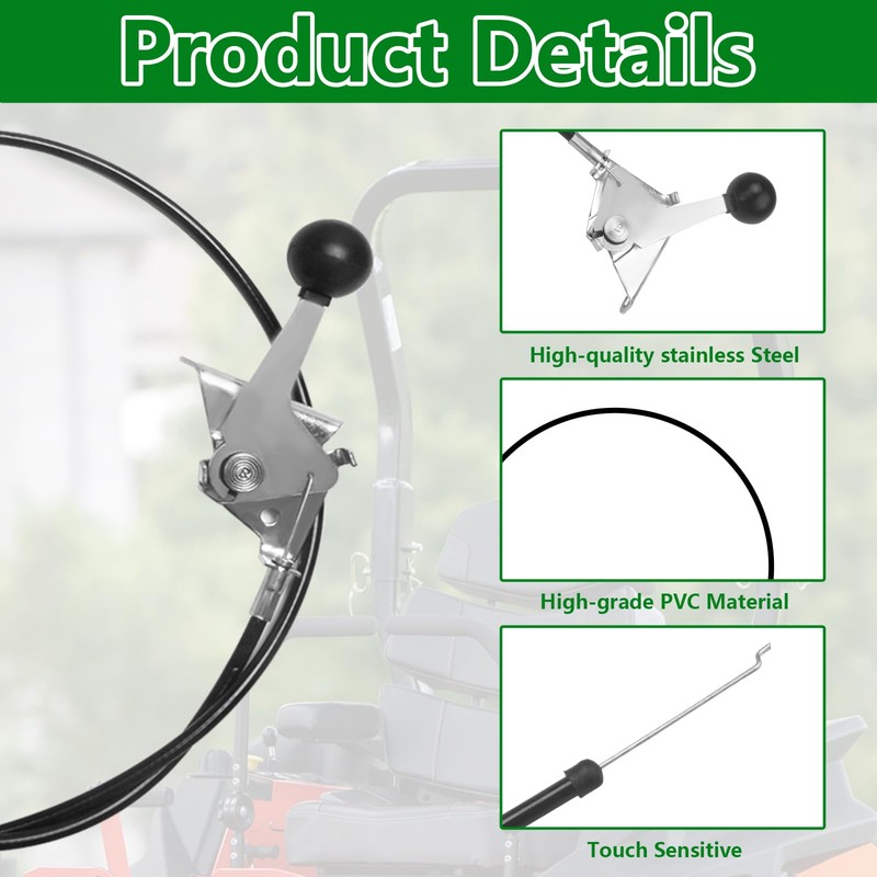 superbobi 055-8020-00 Throttle Cable Fit for Bad Boy ZT Elite
