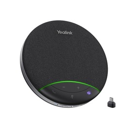 Yealink Sp92 Conference Speaker and Microphone with Bluetooth Dongle, Teams Certified, Noise Reduction, 20H Call Time Usb Speakerphone for 4-6 People Meeting Room Telephone Audio Conferencing Products