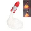 3D Printing Rocket Lamp Innovative Bedside Table Light USB Charging