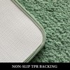 MIULEE Extra Thick Non Slip Bathroom Rug Shaggy Soft Bath