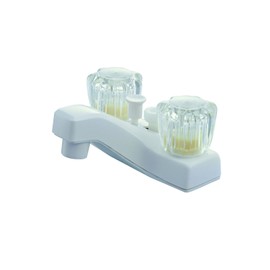 Relaqua RV Camper Popup Trailer Bathroom Faucet for 4 inch Showerhead outlet