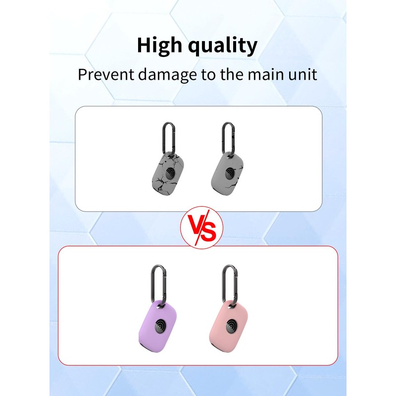 Case for Tile by Life360 Pro (2024) Bluetooth Tracker,Soft Protective,Shockproof,BOVUGAC