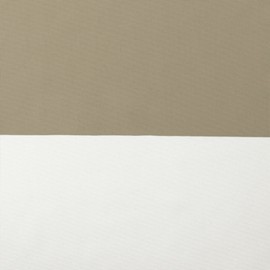 Exclusive Home Cabana Stripe Indoor/Outdoor Light Filtering Grommet Top Curtain Panel, 54"x84", Taupe, Set of 2