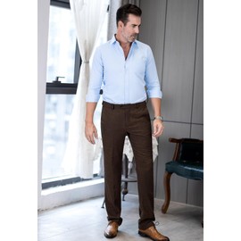 Men's Tweed Pants Herringbone Thick Wool Pleated Front Dress Suit Vintage Trousers (Burgundy, 40W x 32L)