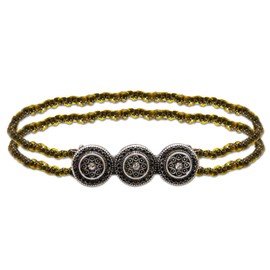 Alpenflüstern Magda DAB078 Filigree Pearl Costume Bracelet, Women's Costume Jewellery, Elastic Costume Bracelet, Pearl Bracelet (in Traditional Colours)