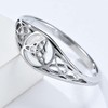 Jude Jewelers Stainless Steel Classic Plain Celtic Knot Pattern Wedding