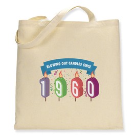 Make It Love It Sell It - Blowing Out Candles Since 1960 - Canvas Tote Bag, Single Sided