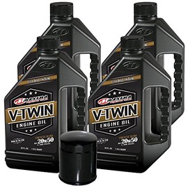 MaximaHiflofiltro VTEOCK25 Synthetic Blend Engine Oil Change Kit for Harley Davidson Evolution V-Twin