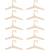 KHIOPNT Upgraded Wooden Children's Hangers (10 Pack) with Cute Bear