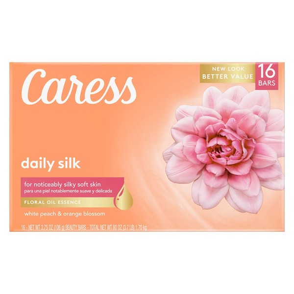 Caress Daily Silk bar Soap (16 X 3.75 Oz)Total Net Wt (60 Oz),, ()