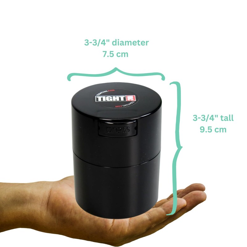 Tightvac - Premium Airtight Herb Storage Container - Holds ½