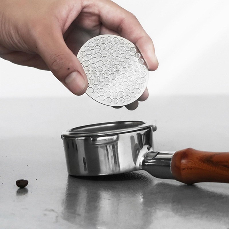 BDHI 1pc 0.8mm 51mm Espresso Puck Screen Metal Coffee Filter
