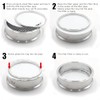 HFS(R) 3" Tri Clamp Filter Plate with 6mm Pore Hole,