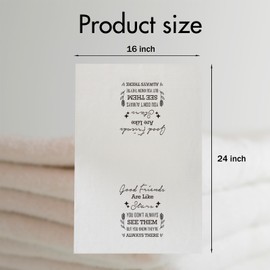 Friendship Gifts for Women - Good Friends are Like Star, Kitchen Towels Tea Towel Decor, Unique Gift Ideas for Bestie Best Friends Birthday Christmas Housewarming