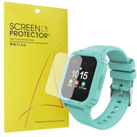 Compatible for Cubitt Jr Smart Watch Screen Protector, Lamshaw [6 Pack] Full Coverage TPU Clear Film Compatible for Cubitt Jr Smart Watch Fitness Tracker for Kids and Teens (6 Pack)