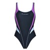 Aqua Sphere Elena Girls' Swimming Costume Black Purple, black /