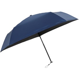 Mabu Umbrella, Parasol, Dual Use, Folding Umbrella, 100% ACTIVE AW Mini 50, Navy, SMV-41994 Umbrella, Stylish, Popular, Men's, Women's, Rain Umbrella, Completely Blackout, UV Protection, 100%