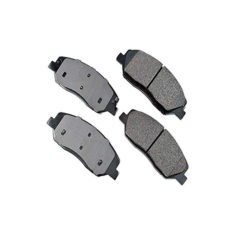 Akebono ACT1202 Proact Ultra Premium Ceramic Disc Brake Pad kit,