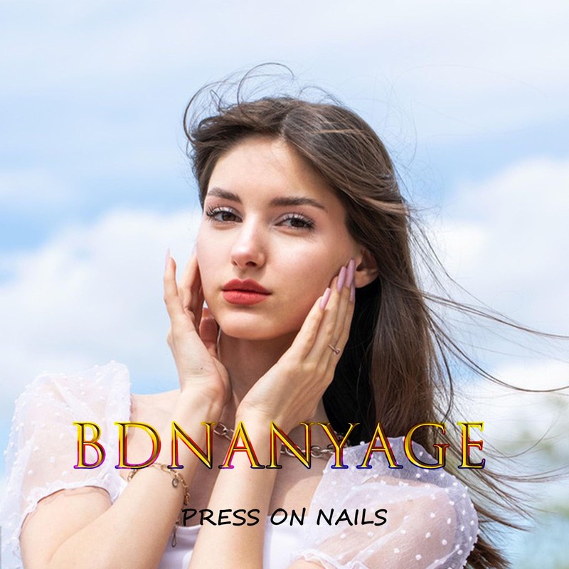 4th of July Press on Nails Square Short Fake Nails