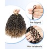 Eerya 8 Inch Yanky Twist Crochet Hair for Women 8