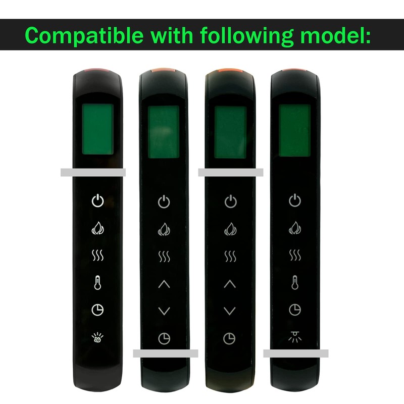 Replacement Remote Control for HHT Simplifire Electric Fireplace SF-ALL40-BK SF-ALL48-BK