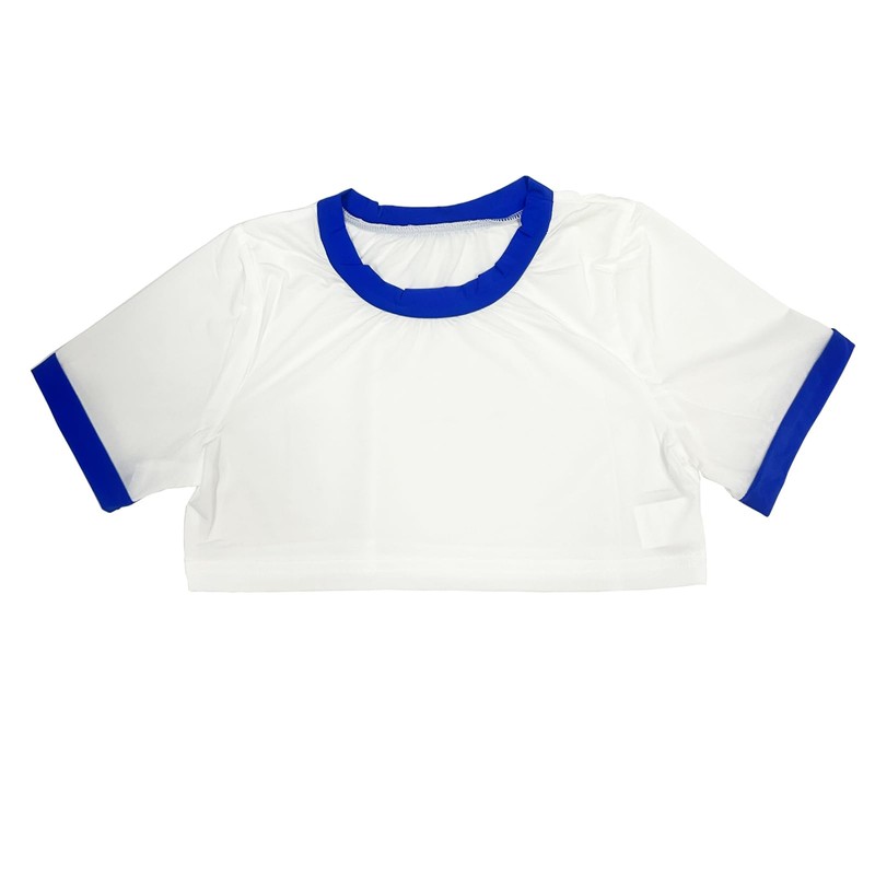 KKmeter - Disfraz de animadora japonesa para mujer, color azul