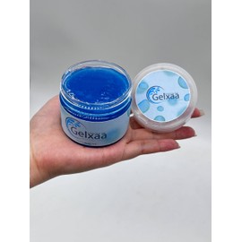Gelxaa Slime for Universal Cleaning - Car Vents, Dashboard, Cup Holders, PCs, Tablets, etc., Blu-001