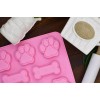 Unbranded Value Set Dog Homemade Treat Mold, Puppy Dog Paw