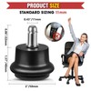 Pisman Bell Glides Replacement for Office Chairs or Stools -