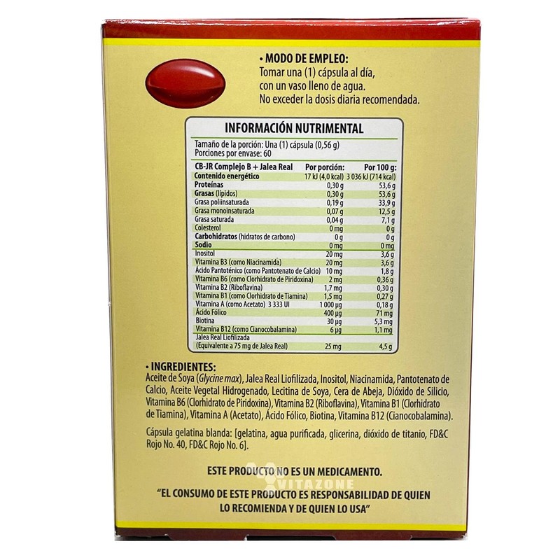 Complejo B y Jalea Real 60 cápsulas Solanum