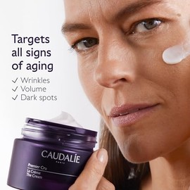 CAUDALIE Premier Cru La Crema Cápsula de Recambio 50 mL | La Crema Premier Cru corrige todos los marcadores de la edad: arrugas, manchas y volumen