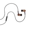 Onyx Genuine Wood Wired in-Ear Headphones with Sound Isolation and