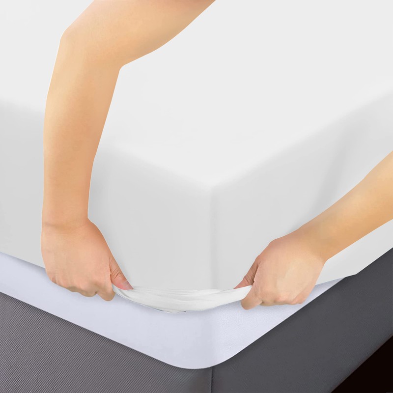 Moonlight Bedding Double Fitted Sheet - 25cm Deep Pockets Ultra