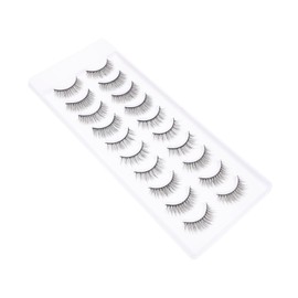 Ipetboom 10pairs Multi-layer Dense False Eyelashes Comfortable Makeup Lashes for Occasions Natural Look Lightweight Easy to Apply for Daily Wear and Special Events