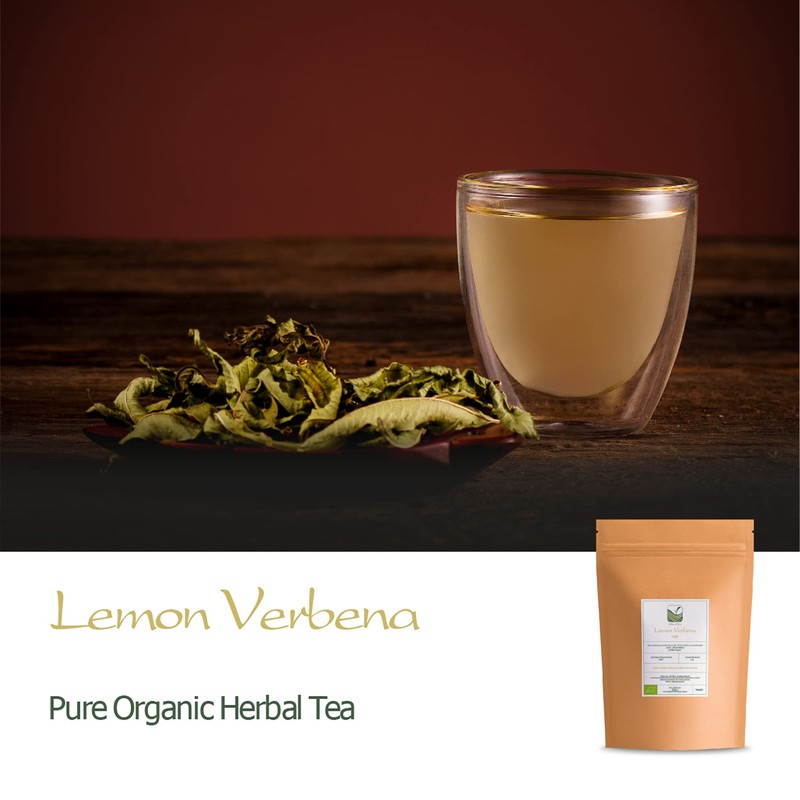 Lemon Verbena Organic Herbal Tea - Handpicked Cedron from Greece