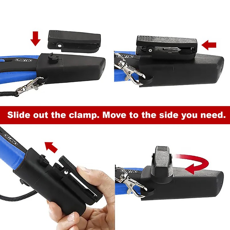 Craftec Retractable Utility Knife Box Cutter with Holster & Lanyard