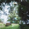 Outdoor Waterproof Solar Panel LED Dragonfly Wind Chimes Home Garden