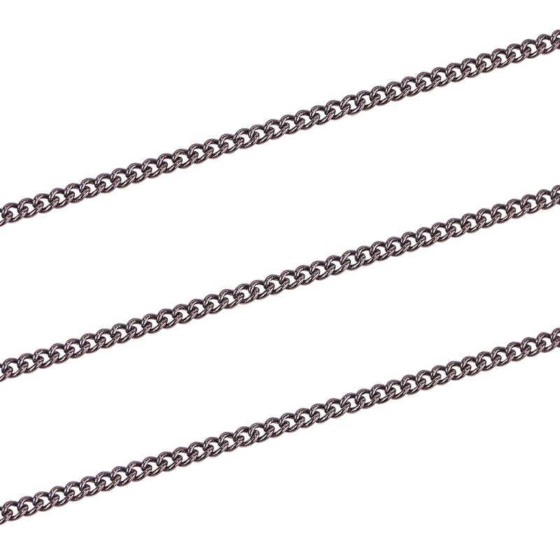 Airssory 10m/32.8ft GunSlim Twisted Chains Oval Link Curb Chains Roll