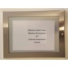 BUILDINGSIGNS.COM Elevator certificate frame (size 5x7, stainless Steel)