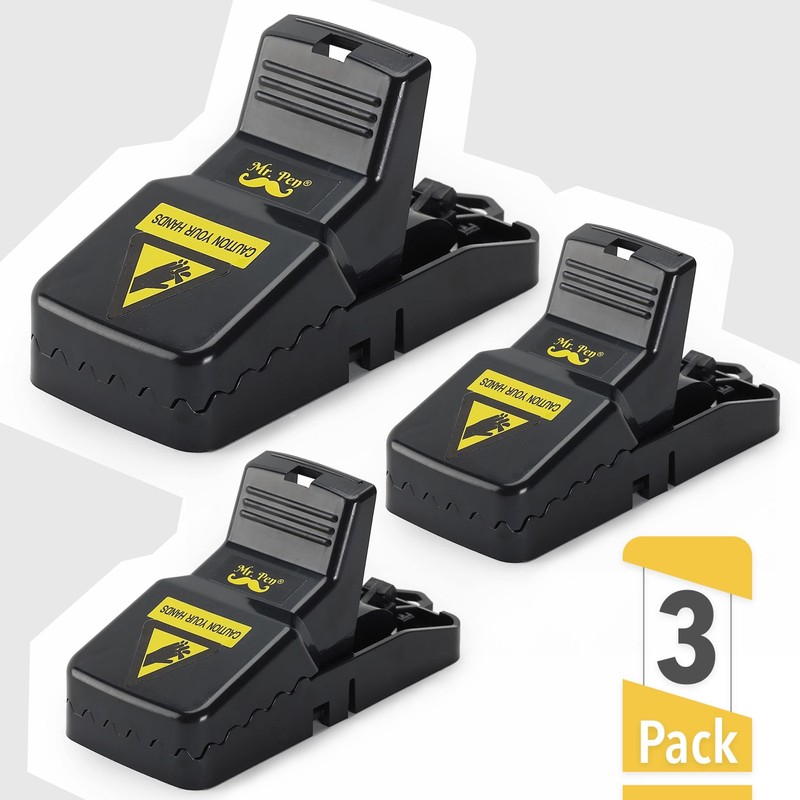 Mr. Pen- Mouse Traps, 3 Pack, Mice Trap, Mice Traps
